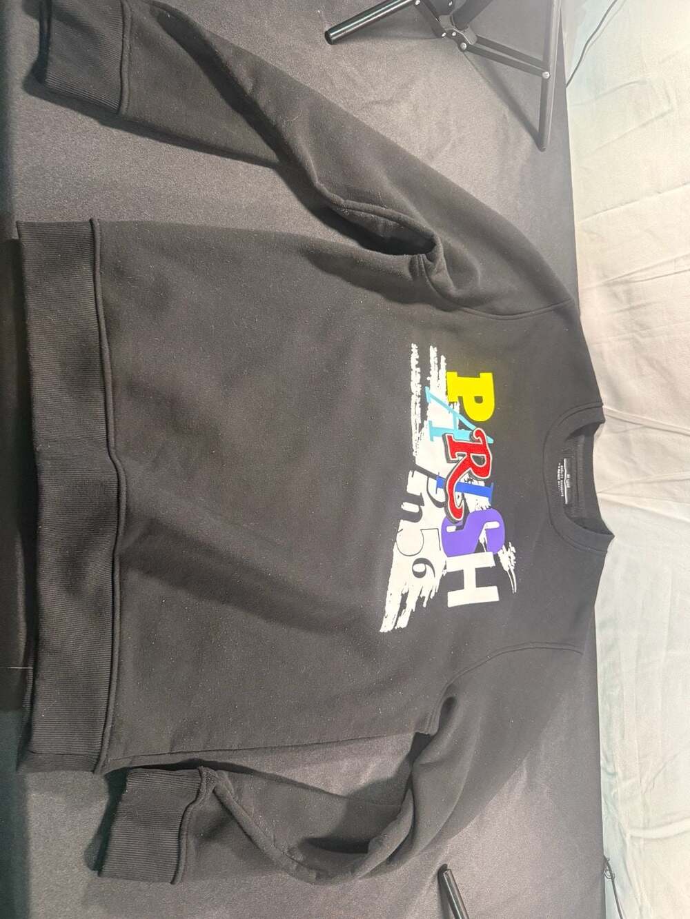 Parish Nation Black Crewneck Sweatshirt 2XL